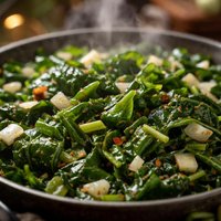 Easy Vegetarian Collard Greens
