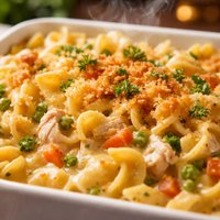Easy Weeknight Chicken Noodle Casserole