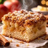 Easy Yeast Apple Crumb Coffee Cake