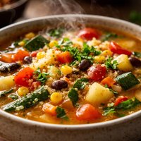 Ecuadorean Quinoa and Vegetable Soup