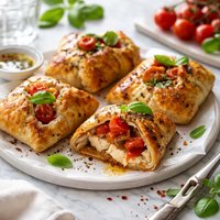 Edam and Tomato Chicken Parcels