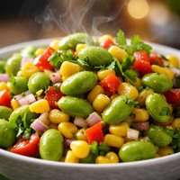 Edamame Soybean Corn Salad