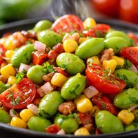 Edamame Succotash