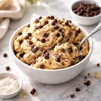 Edible Cookie Dough for Ice Cream No Eggs