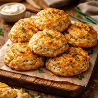 Eeezzzeeeee Cheesy Onion Biscuits