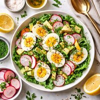 Egg and Radish Salad