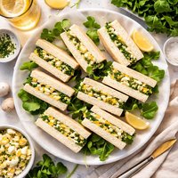 Egg and Watercress Tea Sandwiches
