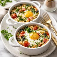 Egg Casserole for Two