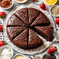 Egg Free Dairy Free Moist Chocolate Cake