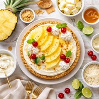 Egg Free No Bake Pineapple Cheese Cake