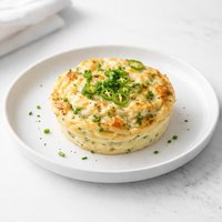 Egg Green Chili Pepper Souffle or Crustless Quiche Tart