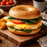 Egg Mc Bagel Vegetarian