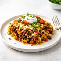 Egg Noodle Mexican Casserole
