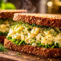 Egg Salad Sandwiches with Fresh Dill