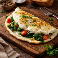 Egg White Puffy Omelette