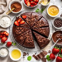 Eggless Chocolate Cake