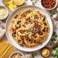 Eggless Spaghetti Carbonara California Pizza Kitchen