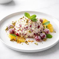 Eggnog Cranberry Salad