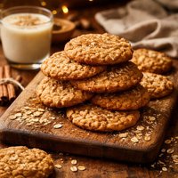 Eggnog Oatmeal Cookies