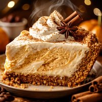 Eggnog Pumpkin Ice Cream Pie