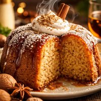 Eggnog Rum Cake