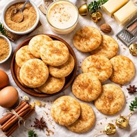 Eggnog Snickerdoodles