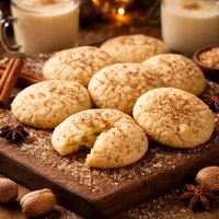 Eggnog Sparkle Cookies