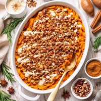 Eggnog Sweet Potatoes