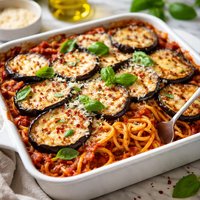 Eggplant and Noodle Casserole