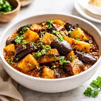 Eggplant and Potato Indian