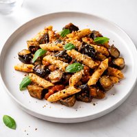 Eggplant Aubergine Con Penne