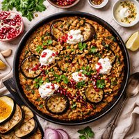 Eggplant Aubergine Kuku Persian Eggplant