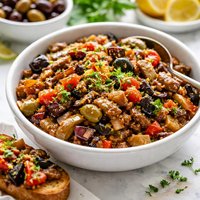 Eggplant Aubergine Olive Relish