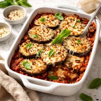 Eggplant Aubergine Parmesan Vegan