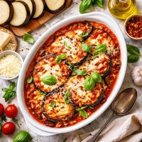 Eggplant Aubergine Parmesana