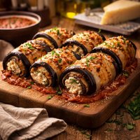 Eggplant Aubergine Roll Ups