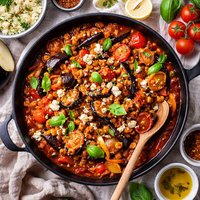 Eggplant Aubergine Skillet