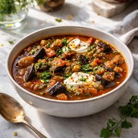Eggplant Aubergine Supper Soup