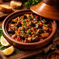 Eggplant Aubergine Tagine Low Fat