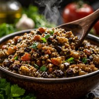 Eggplant Caviar with Tapenade