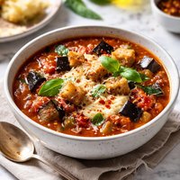 Eggplant Parmesan Soup
