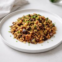 Eggplant Rice Dressing Cajun