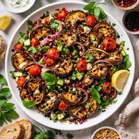 Eggplant Salad Appetizer