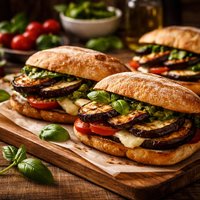 Eggplant Sandwiches
