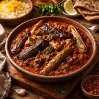 Eggplant Stew Simple Persian Style