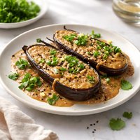 Eggplant with Sesame Sauce