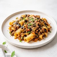 Eggplant Zucchini Bolognese