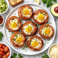 Eggs Baked in Bacon Ring
