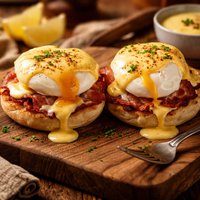 Eggs Benedict with Blender Hollandaise