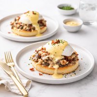 Eggs Delmonico for 2